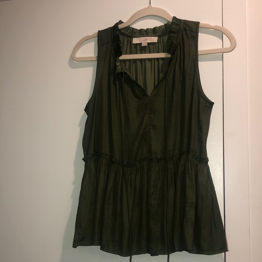 Tiered babydoll tank top xs, worn once